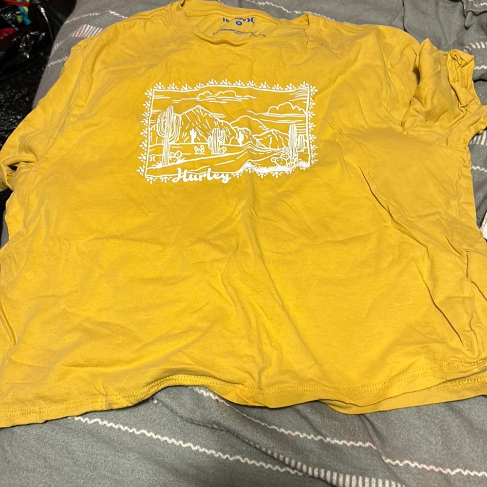 Hurley Yellow Crop top